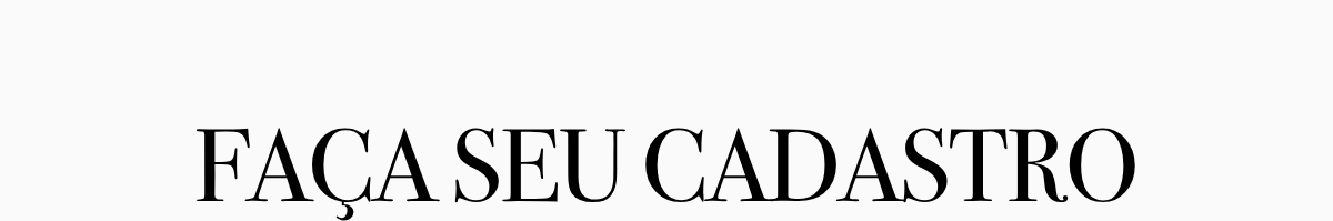 Faça seu cadastro